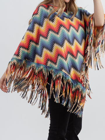 Montana West Serape Collection Poncho - Cowgirl Wear