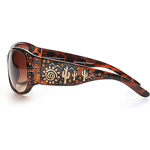 Montana West Cactus Sunglasses UV400 Protection For Women - Cowgirl Wear