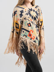 Montana West Aztec Collection Poncho - Cowgirl Wear