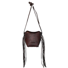 Montana West Genuine Leather Fringe Crossbody Bag - Cowgirl Wear