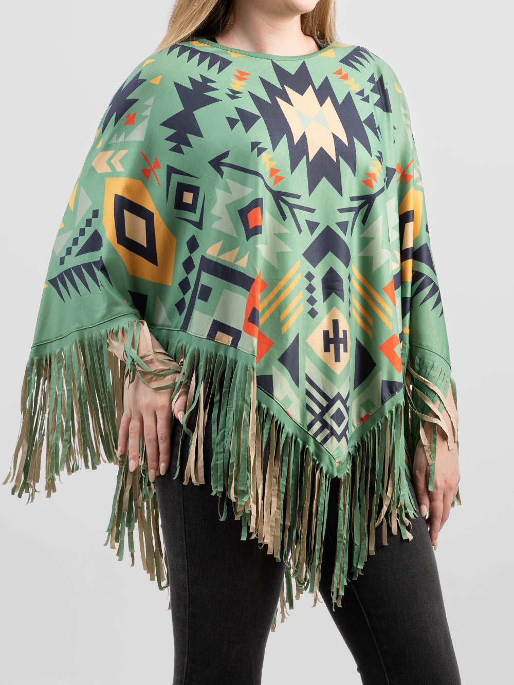 Montana West Aztec Collection Poncho - Cowgirl Wear