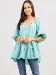 American Bling Women Crepe Fabric Blouse - Cowgirl Wear
