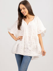 American Bling Women Crepe Fabric Blouse - Cowgirl Wear