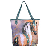 Montana West Horse Print Concealed Carry Tote