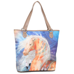 Montana West Horse Canvas Tote Bag - Cowgirl Wear