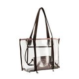 Montana West Aztec Collection Clear Tote Bag - Cowgirl Wear