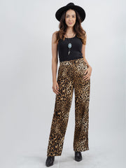 Women Leopard Long Pant - Cowgirl Wear