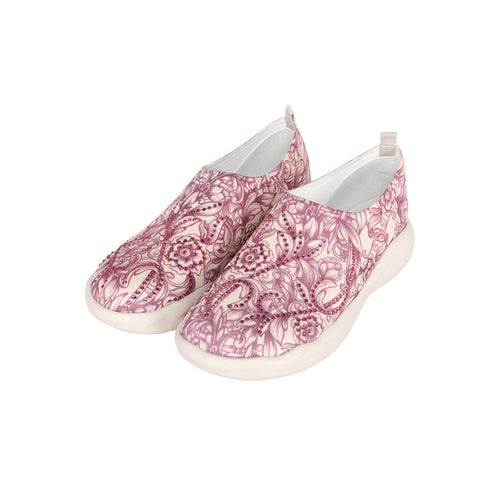 Montana West Rhinestones Floral Slip On Sneaker - Cowgirl Wear