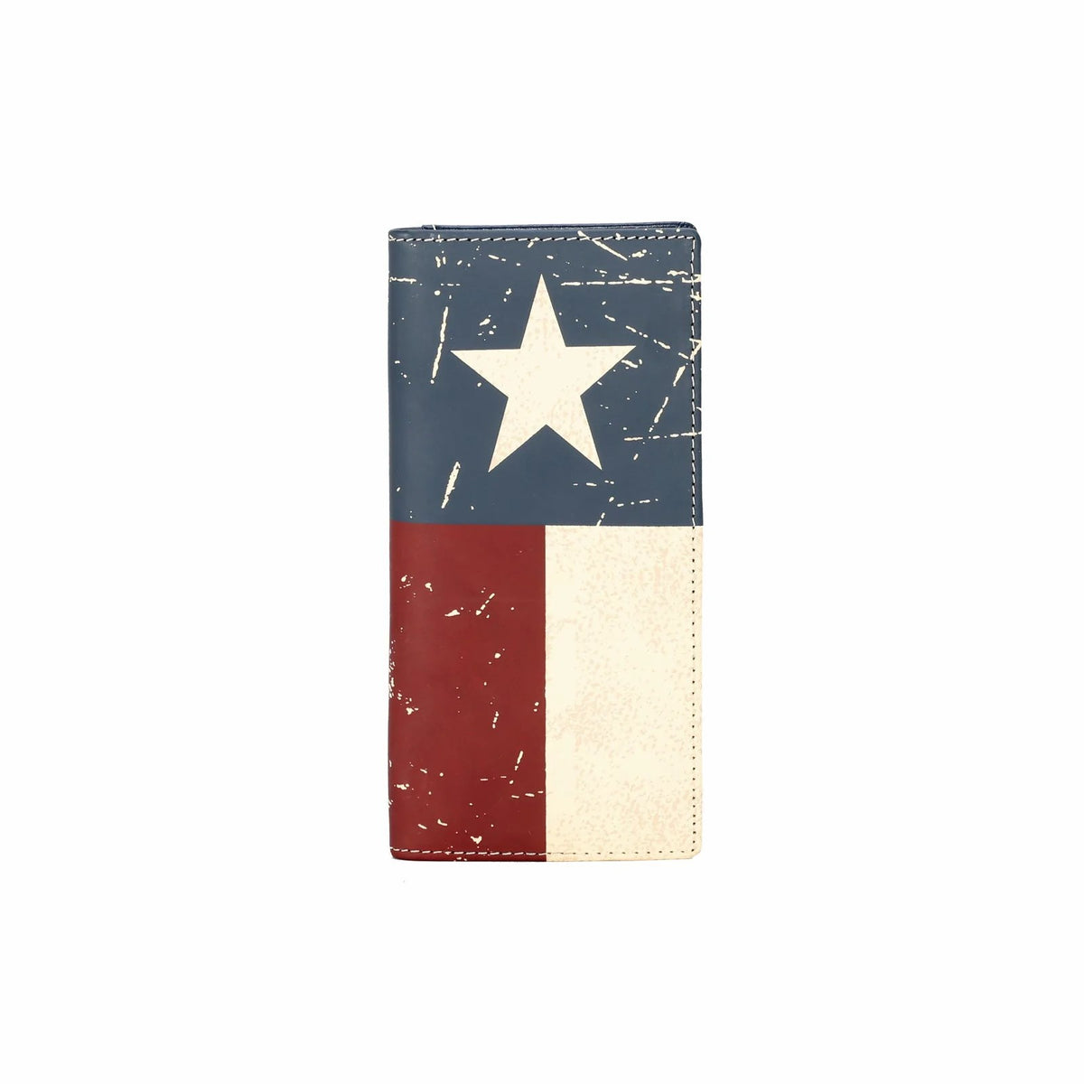 Montana West Texas Flag Design Genuine Leather Men's Wallet - Cowgirl Wear
