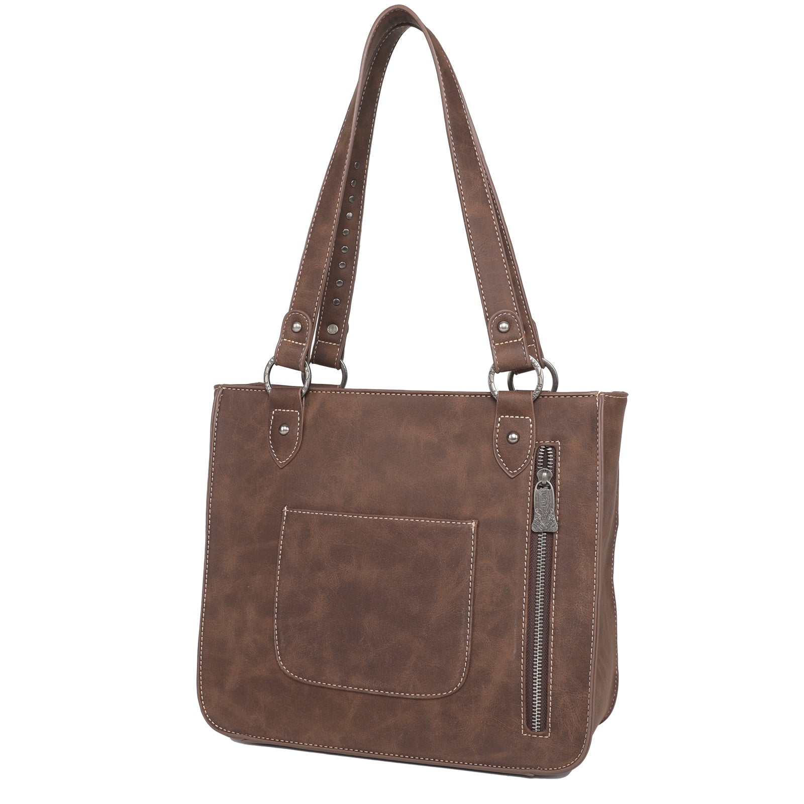 Trinity Ranch Hair On Cowhide Collection Concealed Carry Tote - Cowgirl Wear