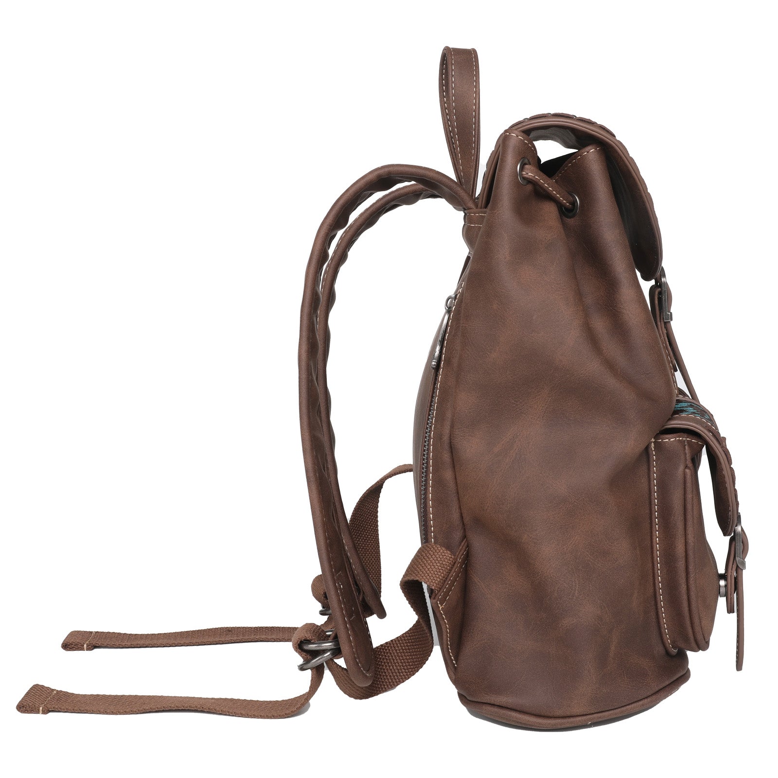 Trinity Ranch Hair On Cowhide Collection Concealed Carry Backpack - Cowgirl Wear