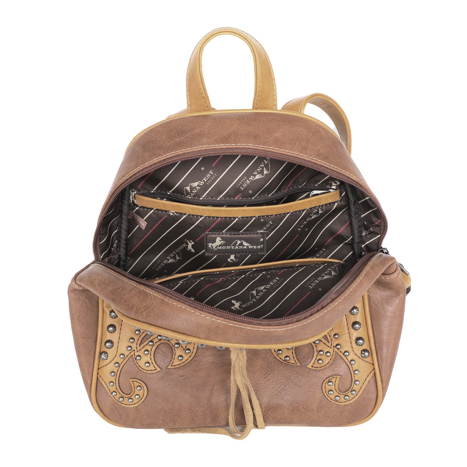 Montana West Boot Scroll Collection Concealed Carry Backpack - Cowgirl Wear