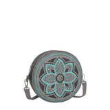 Montana West Floral Embroidered Collection Crossbody Circle Bag - Cowgirl Wear