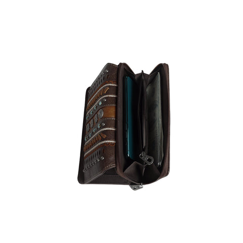 Montana West Studs Collection Wallet - Cowgirl Wear