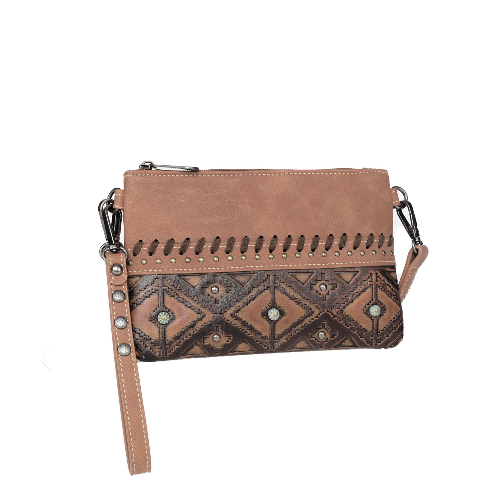 Montana West Aztec Collection Clutch/Crossbody - Cowgirl Wear