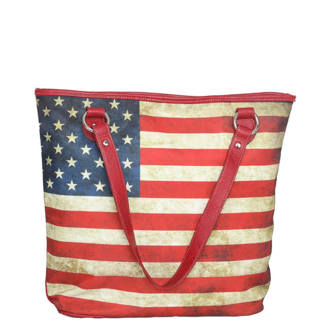 Montana West American Flag Concealed Carry Tote Bag - Cowgirl Wear