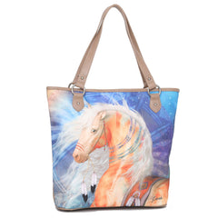 Montana West Horse Canvas Tote Bag - Cowgirl Wear