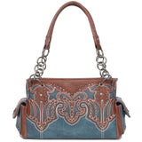 Montana West Embroidered Collection Concealed Carry Satchel