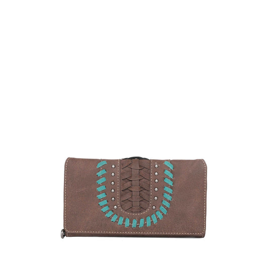 Montana West Whipstitch Collection Wallet - Cowgirl Wear