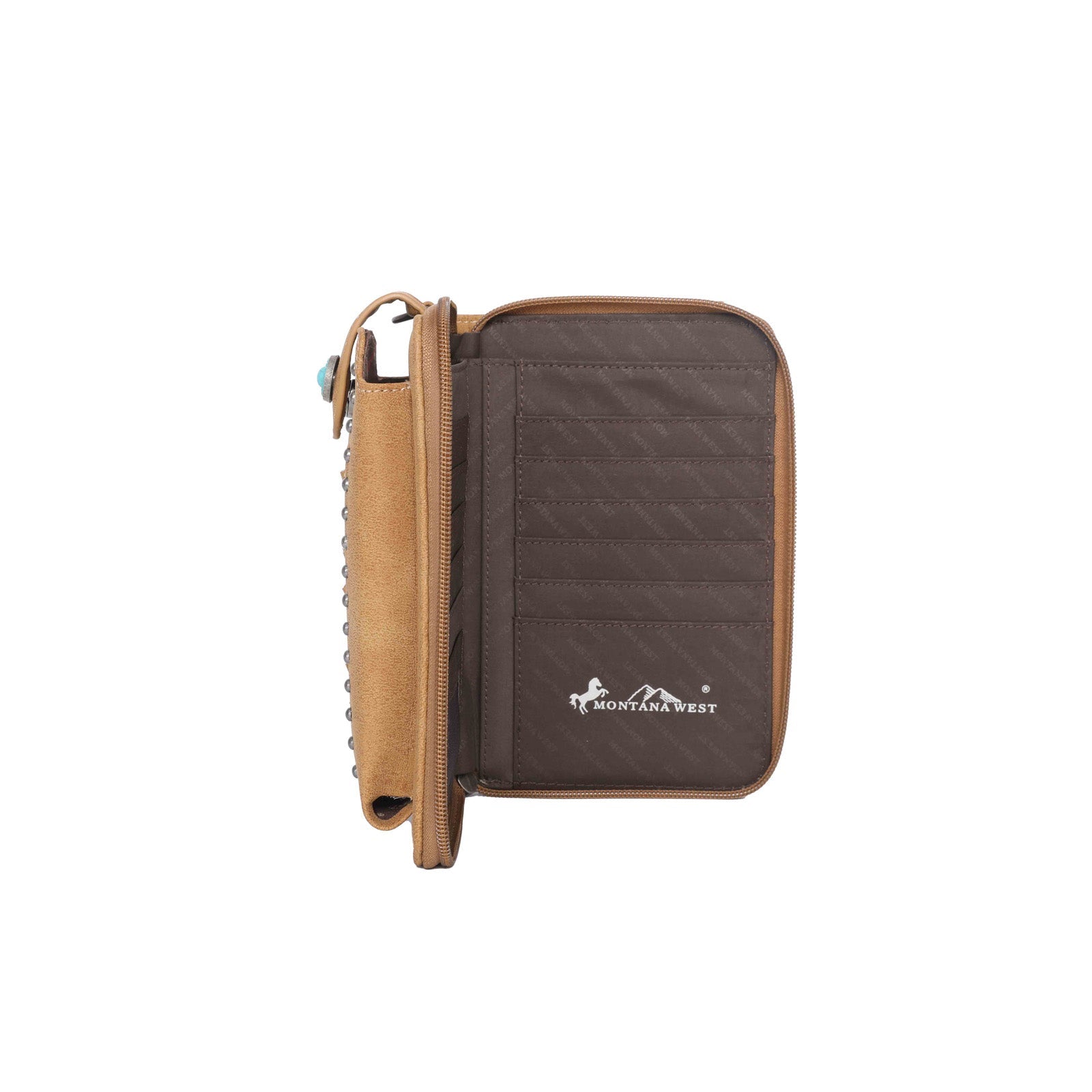 Montana West Whipstitch Collection Phone Wallet/Crossbody - Cowgirl Wear