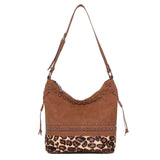 Trinity Ranch Hair-On Cowhide Collection Concealed Carry Hobo