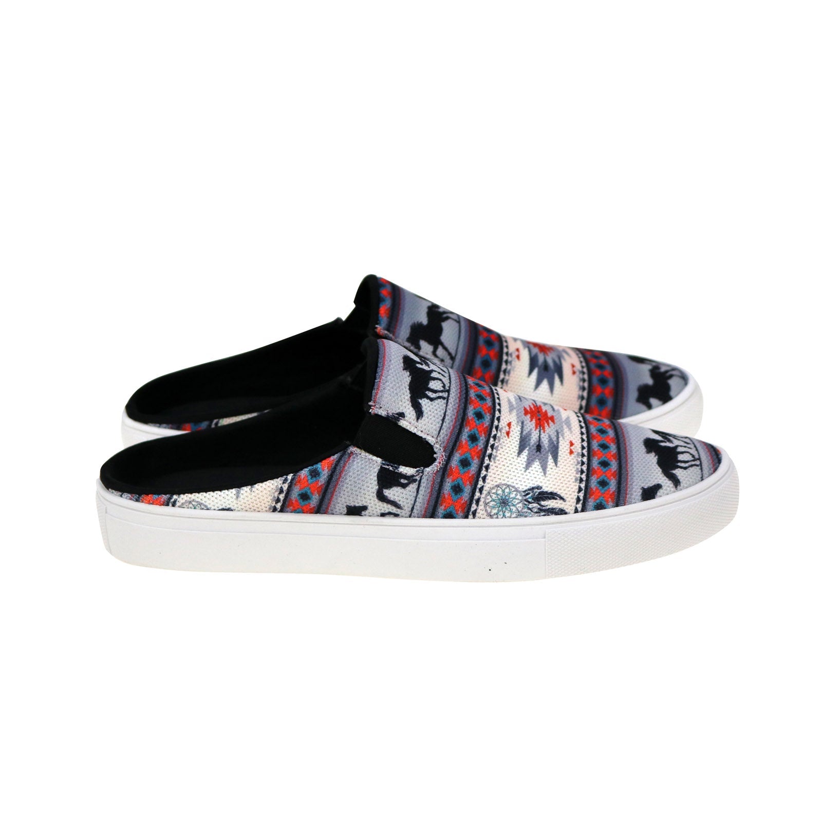Montana West Southwestern Print Collection Sneaker Slides - Cowgirl Wear
