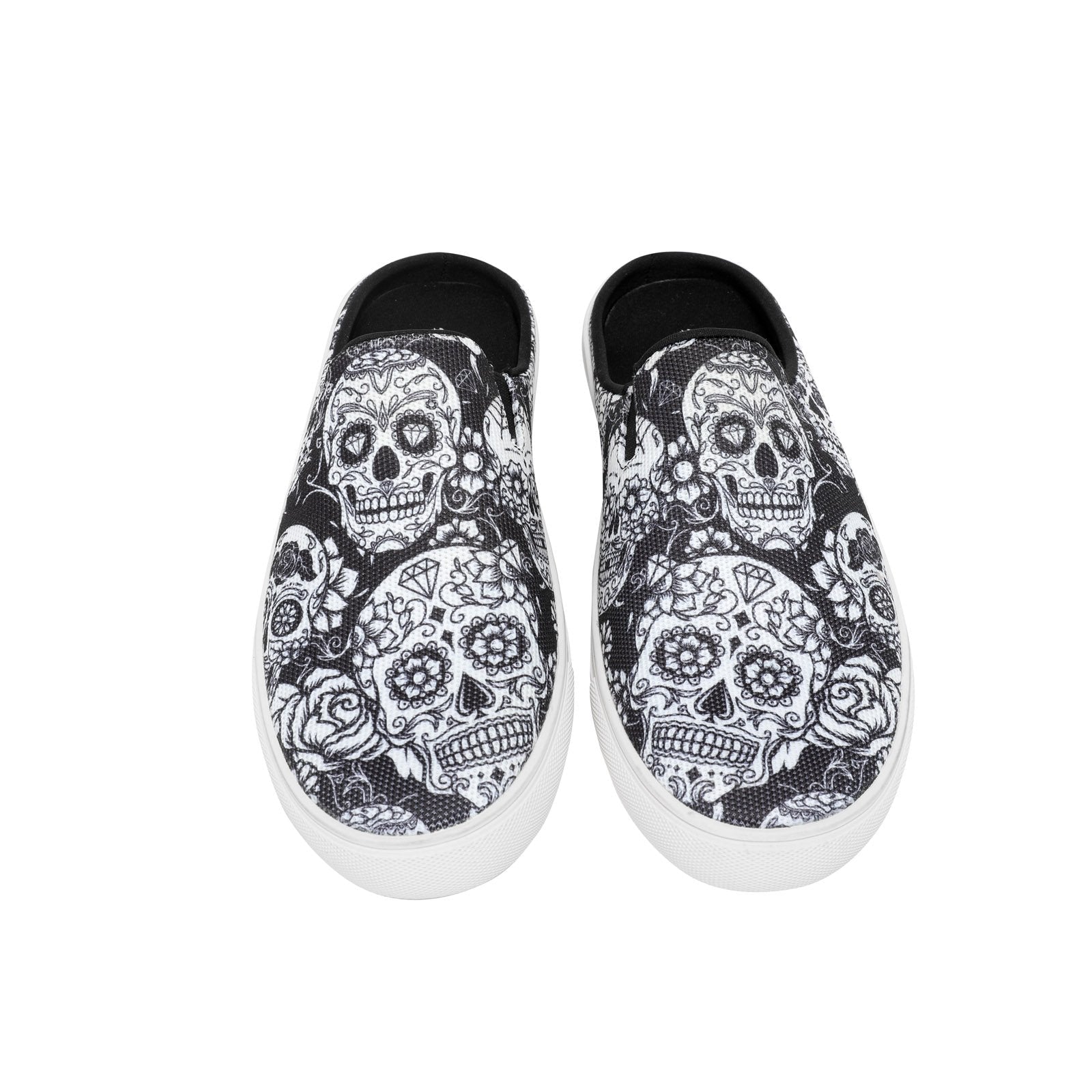 Montana West Sugar Skull Print Collection Sneaker Slides - Cowgirl Wear