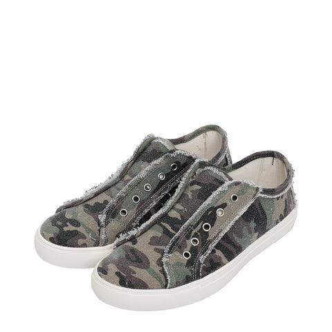 Montana West Camo Printed Canvas Shoes - Cowgirl Wear