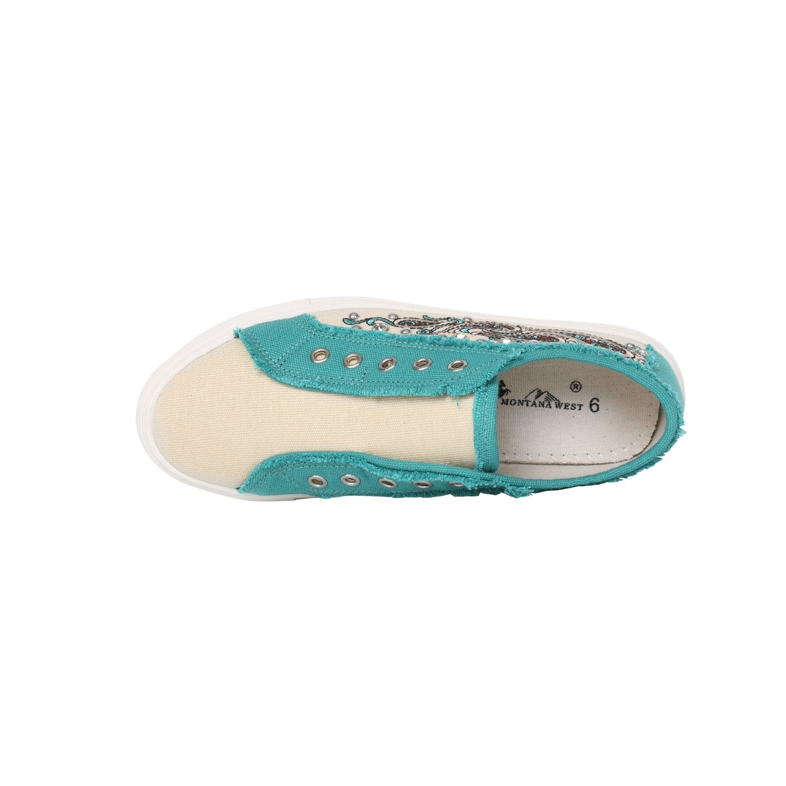 Montana West Embroidered Canvas Shoes - Cowgirl Wear