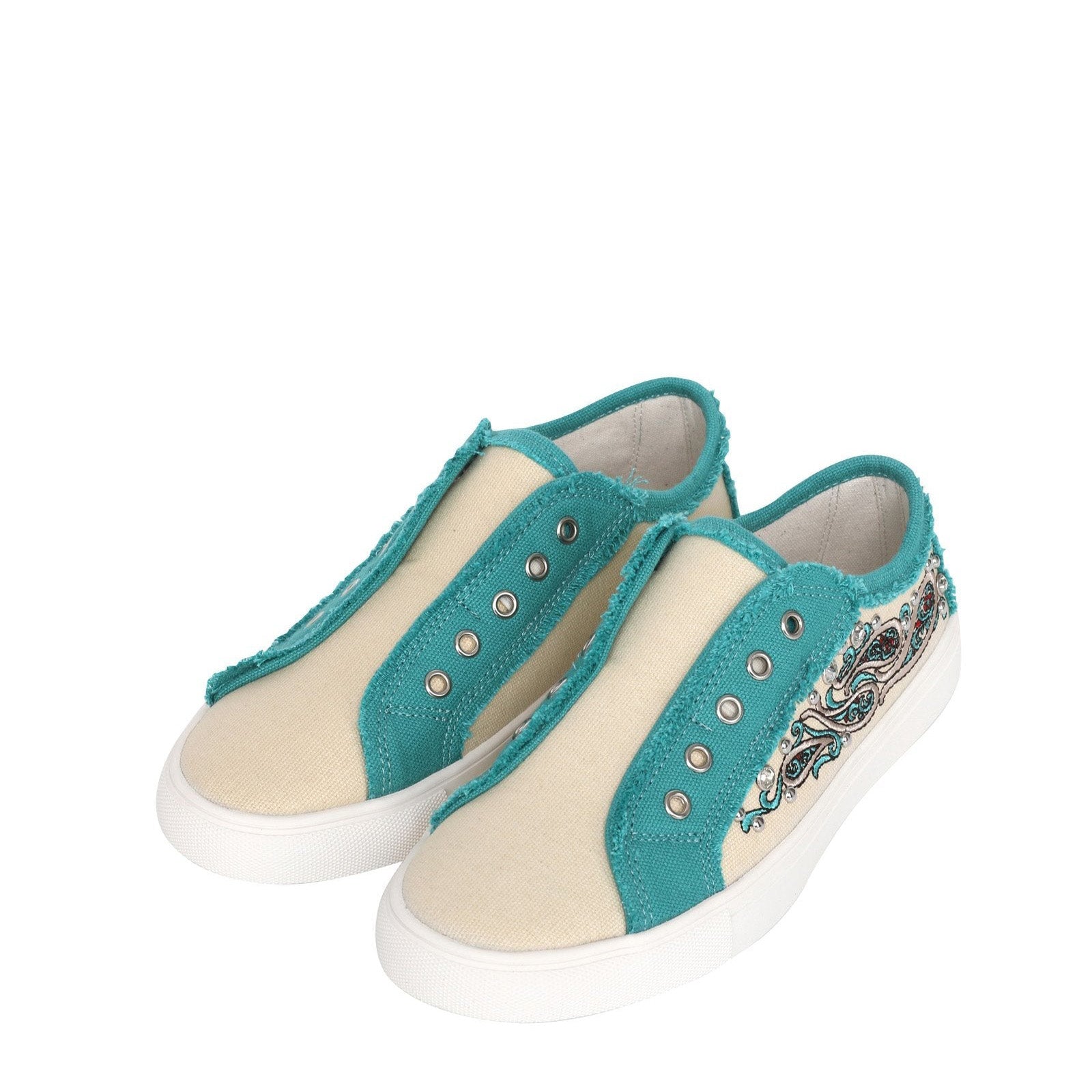 Montana West Embroidered Canvas Shoes - Cowgirl Wear