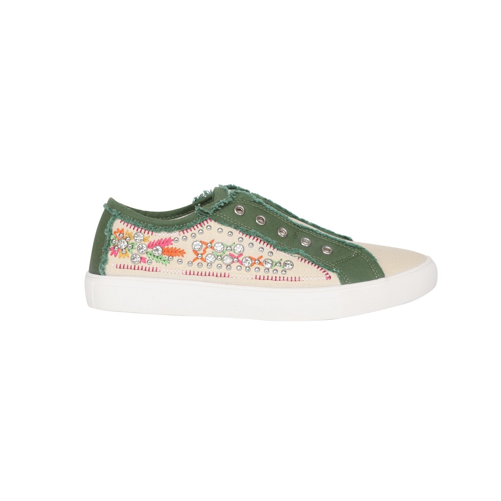 Montana West Embroidered Canvas Shoes - Cowgirl Wear