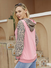 American Bling Women Leopard Pattern Hoodie - Cowgirl Wear