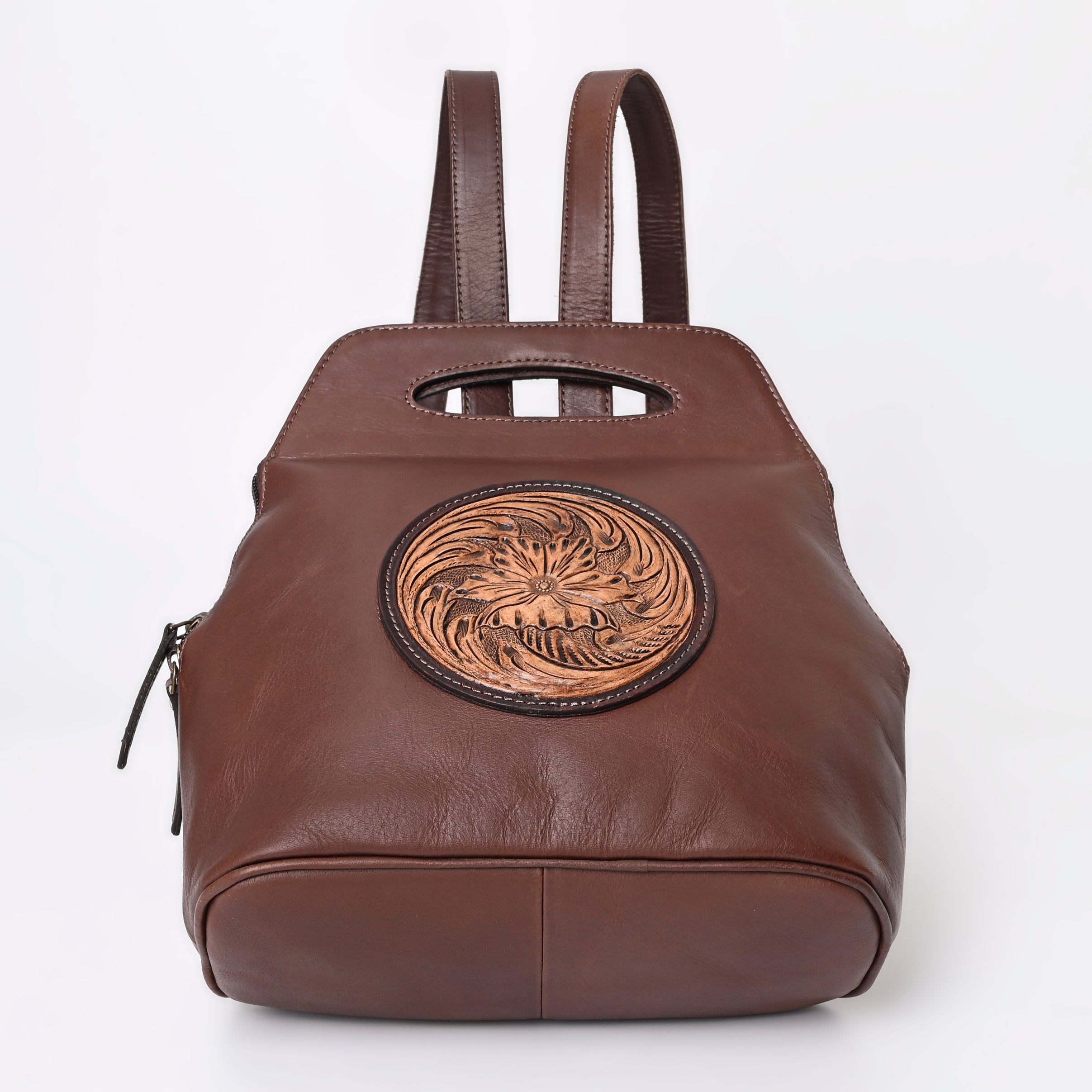 Montana West 100% Genuine Oily Calf Leather Backpack - Cowgirl Wear