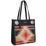 Wrangler Southwestern Art Print Concealed Carry Canvas Tote - Cowgirl Wear