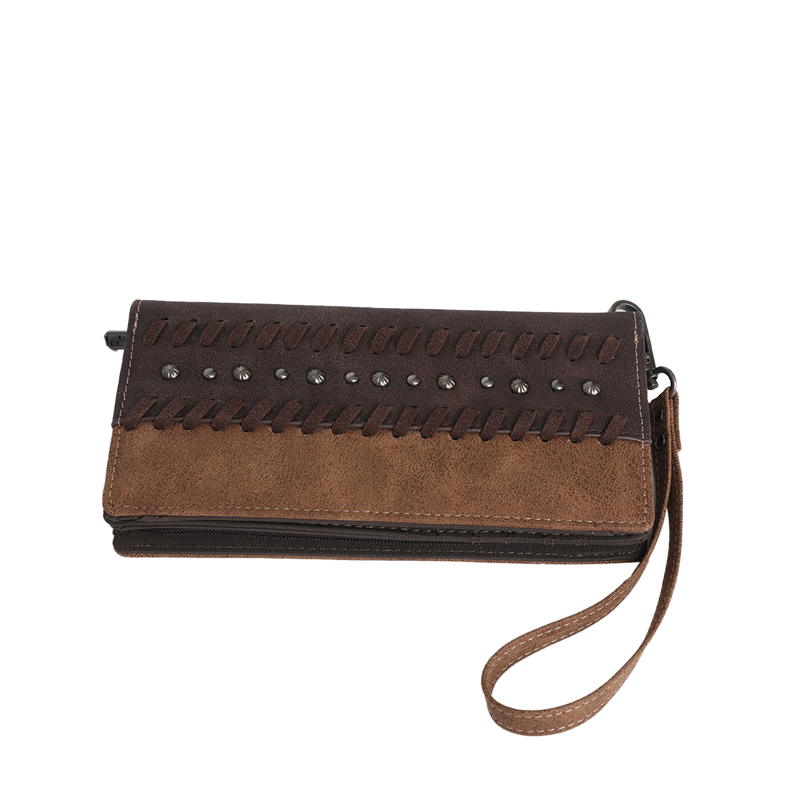 Wrangler Whipstitch and Studs Western Wallet - Cowgirl Wear
