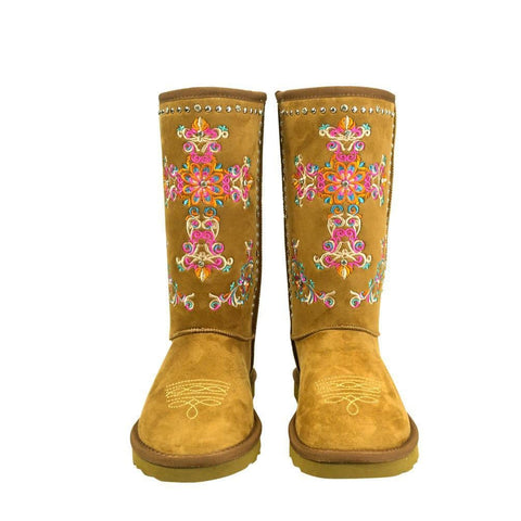 Montana West Embroidered Collection Boots Brown - Cowgirl Wear