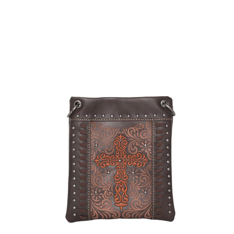 American Bling Embroidered Cross Crossbody Bag - Cowgirl Wear
