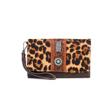 Montana West Hair-On Cowhide Collection Wallet/Crossbody