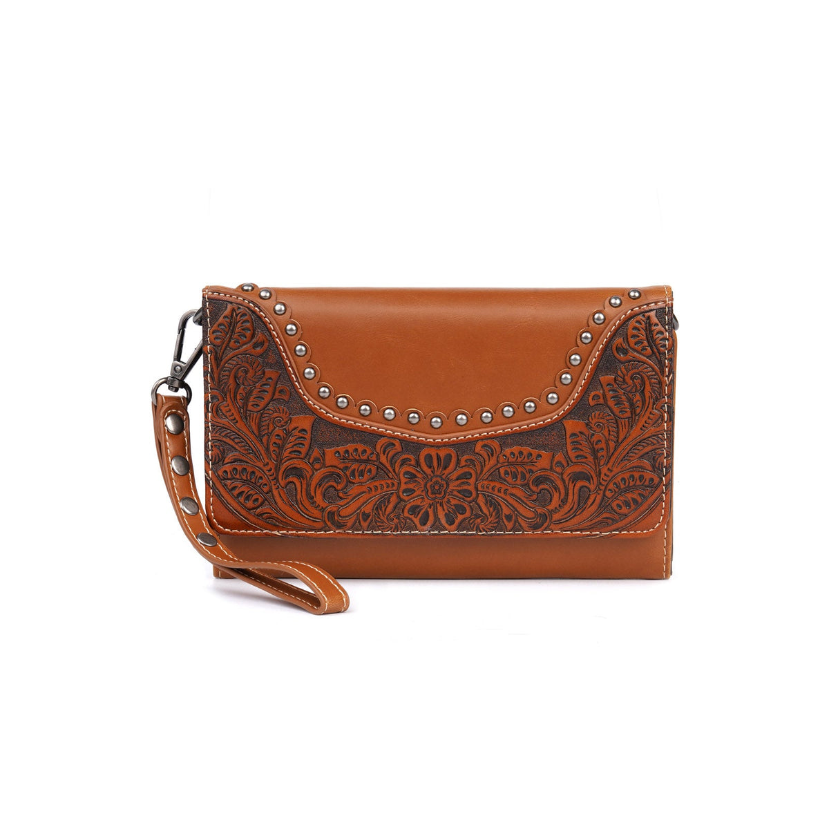 Montana West Tooling Collection Wallet/Crossbody - Cowgirl Wear