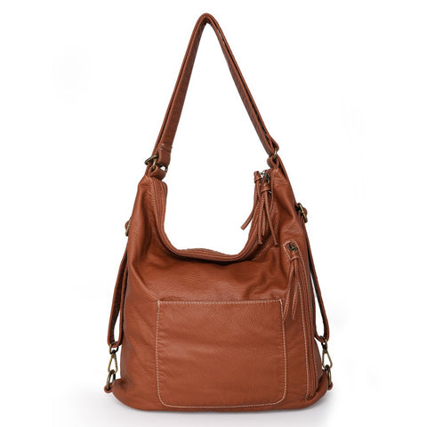 Wrangler Stone Wash Studded Concealed Carry Hobo/Backpack - Cowgirl Wear