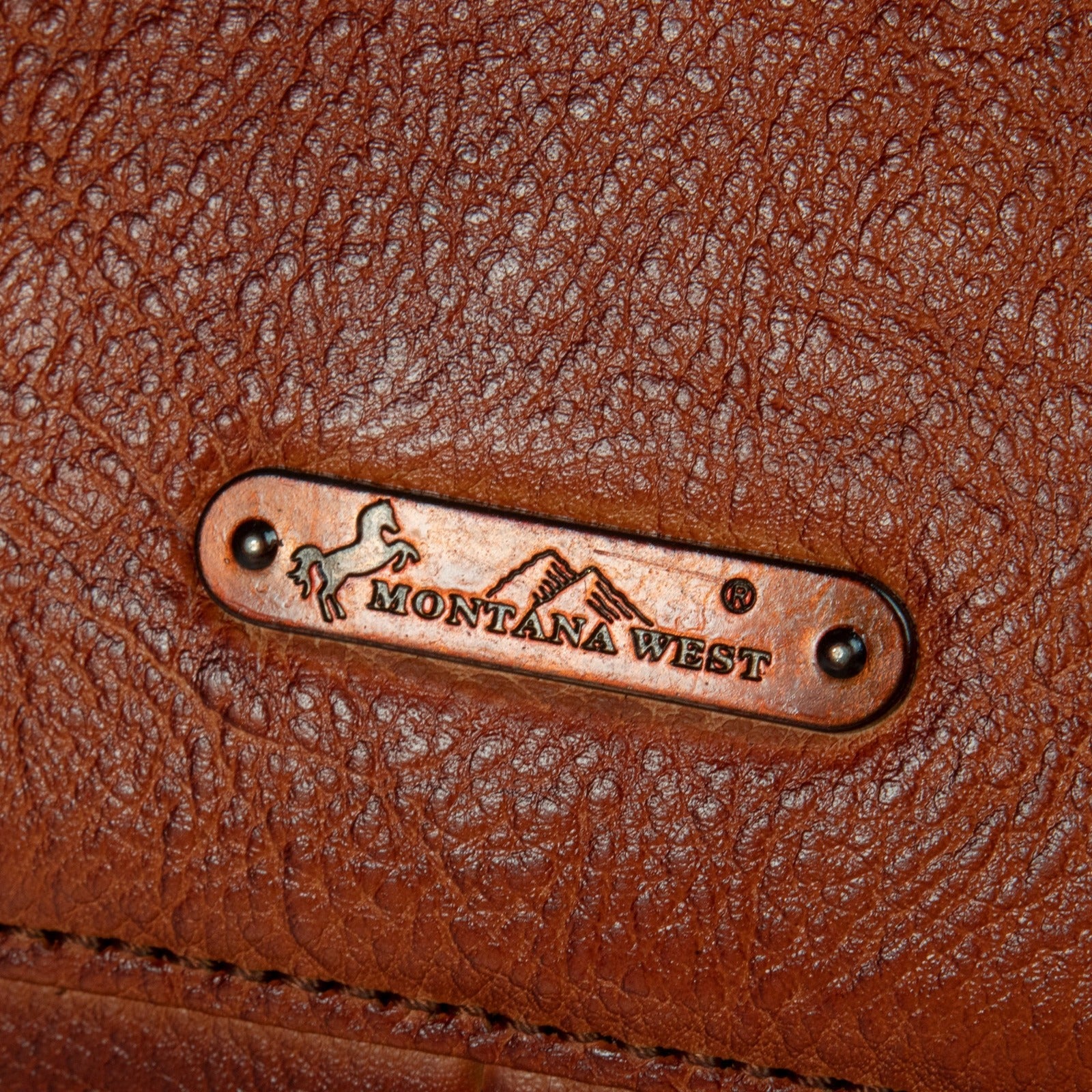 Montana West Hand Painted Genuine Leather Collection Concealed Carry Tote - Cowgirl Wear
