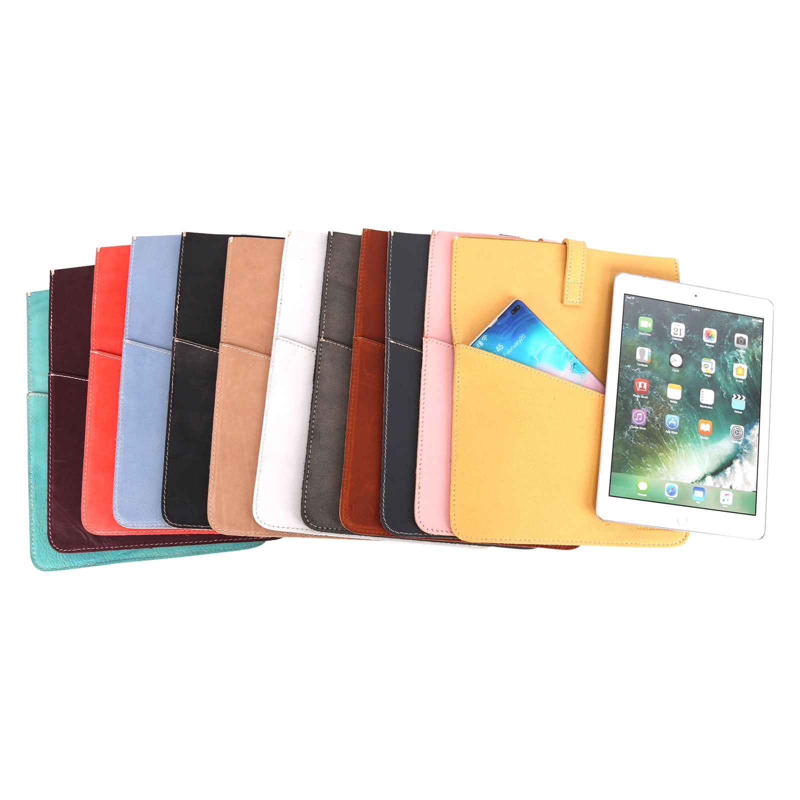 Genuine Leather Slim Sleeve for Ipad - Cowgirl Wear