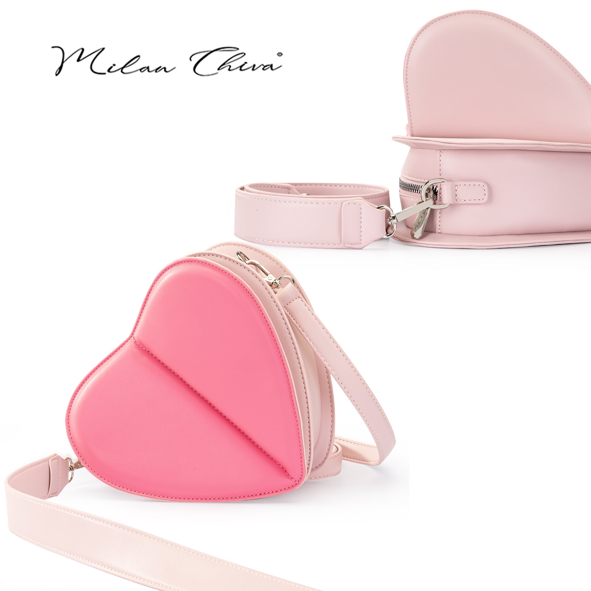 MC-1024 Milan Chiva Heart Shaped Mini Clutch/Crossbody Bag - Cowgirl Wear