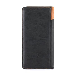 Embossed Vintage Floral  Men's Bifold Long PU Leather Wallet - Cowgirl Wear