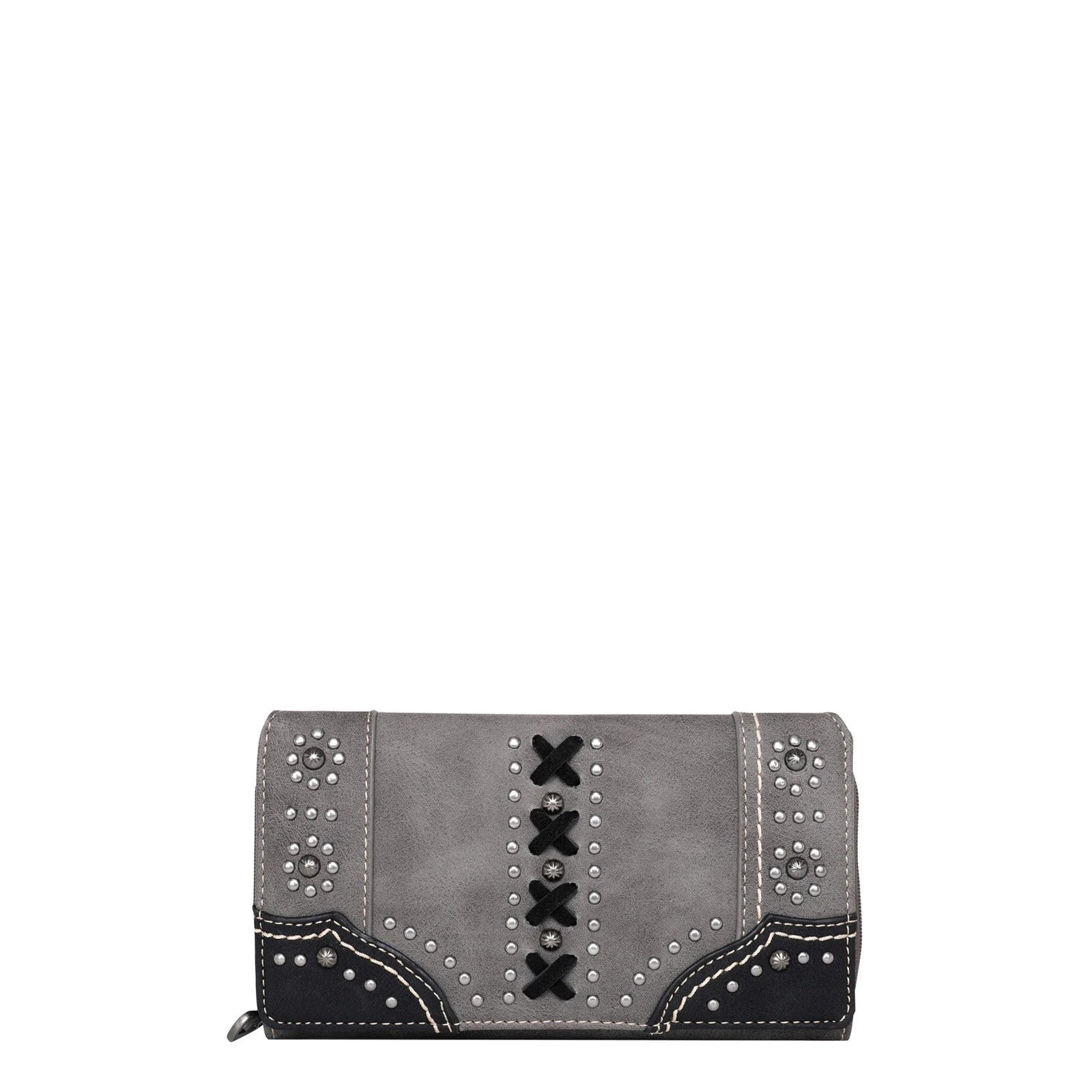 Montana West Studded Collection Western Wallet - Cowgirl Wear