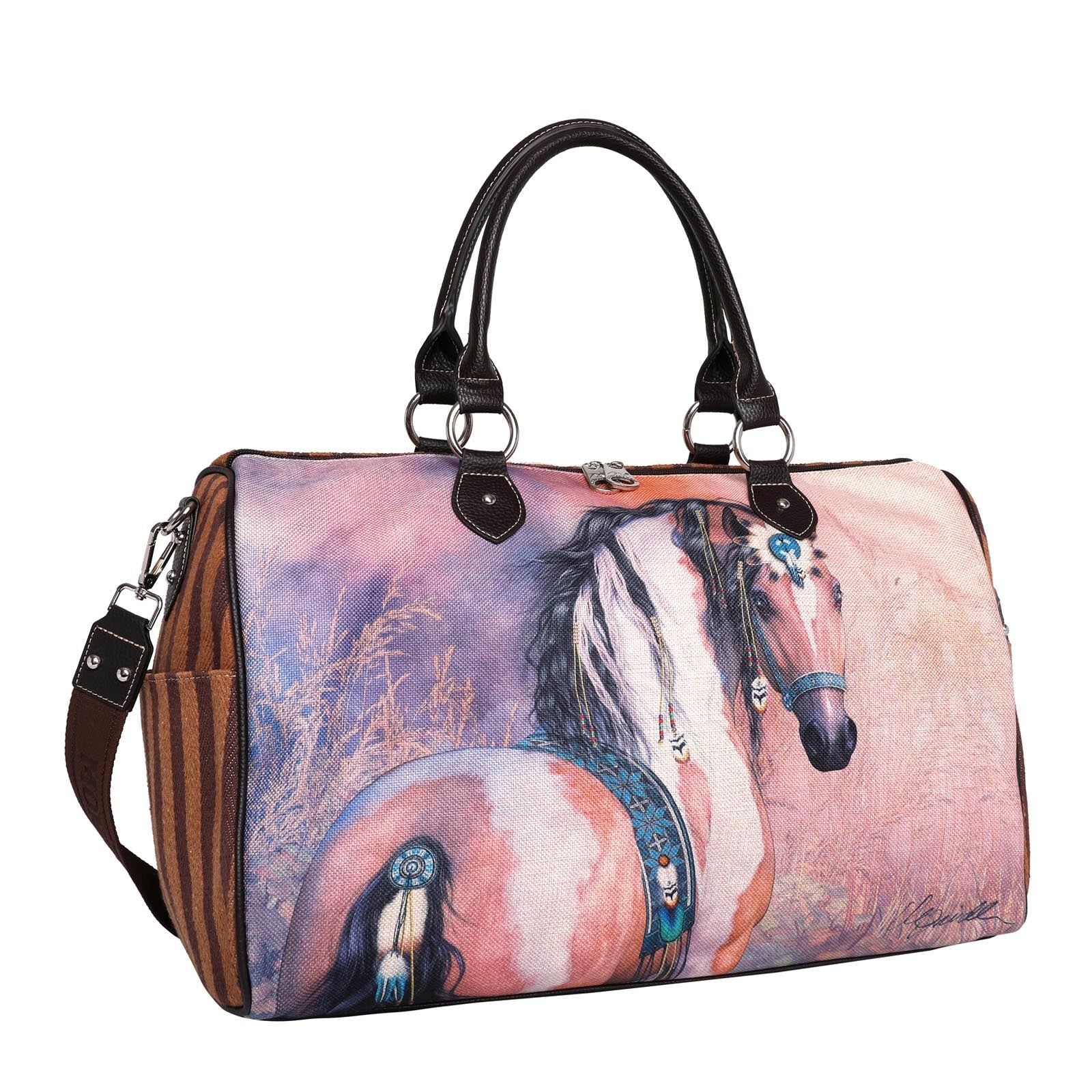 Montana West Horse Canvas Weekender Bag - Cowgirl Wear