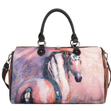 Montana West Horse Canvas Weekender Bag