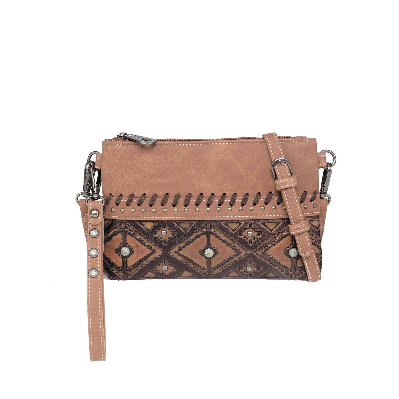 Montana West Aztec Collection Clutch/Crossbody - Cowgirl Wear