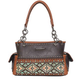 Montana West Aztec Tooled Collection Concealed Carry Satchel