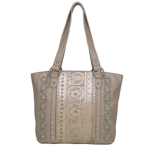 Montana West Embossed Collection Concealed Carry Tote - Cowgirl Wear